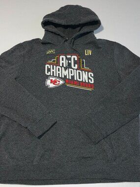 NFL Kansas City Chiefs 2020 AFC Championship Miami bound hoodie XXL